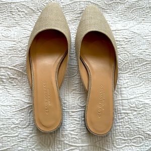 Club Monaco Linen Mules Size 39.5